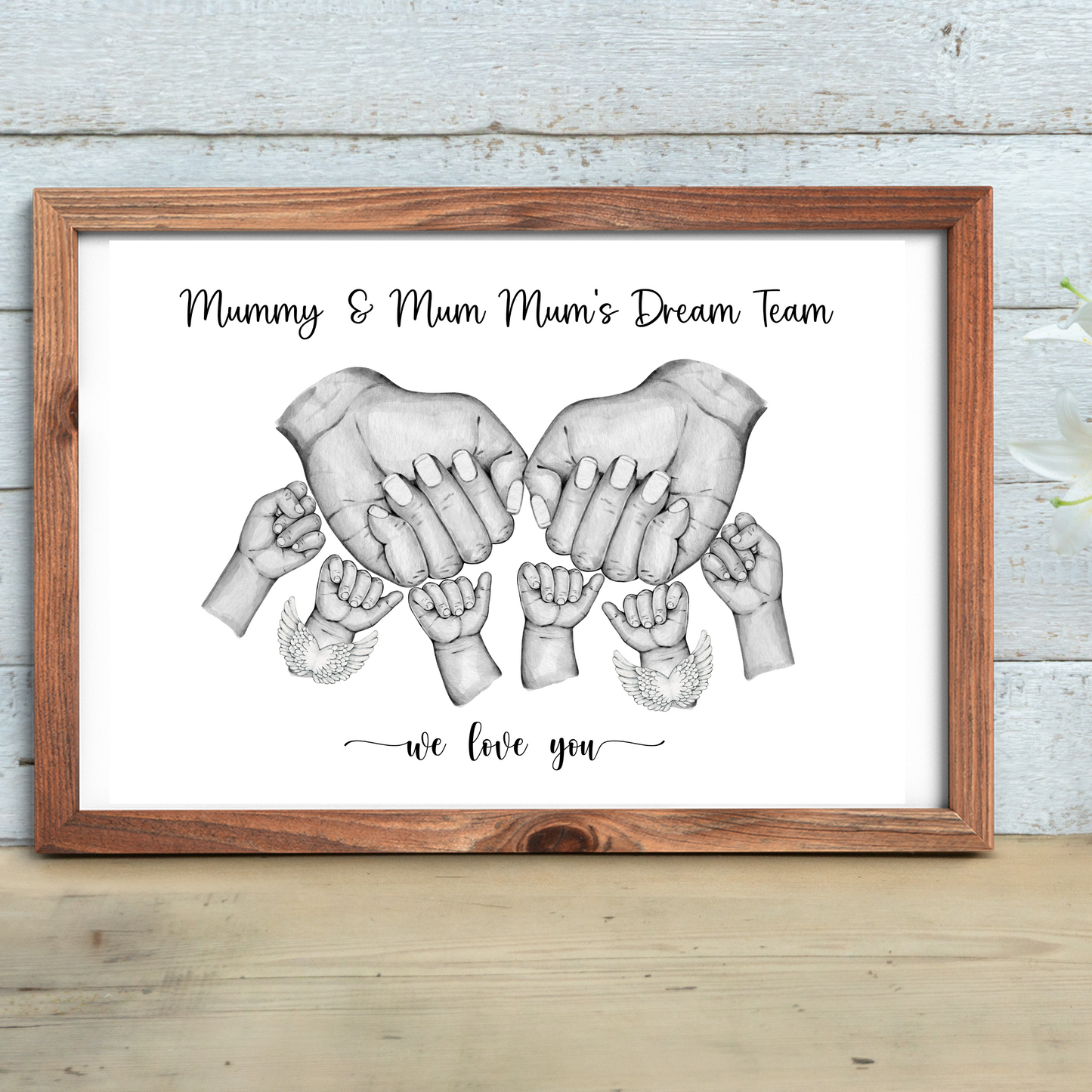 Dream Team Print - Fist Bump Art