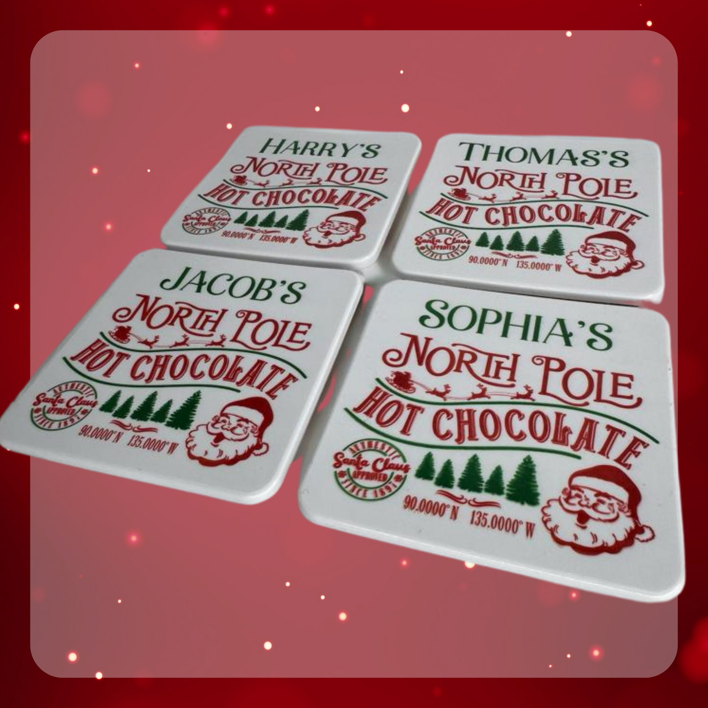 Personalised Polymer Kids Coasters