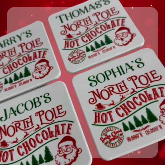 Personalised Polymer Kids Coasters