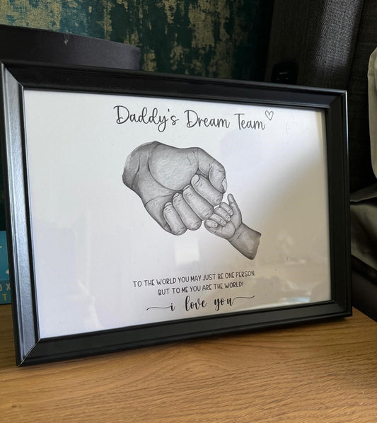 Dream Team Print - Fist Bump Art